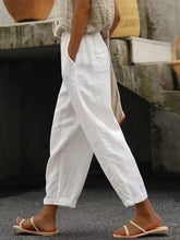 Loose Fitting Straight Cropped Harlan Pants.