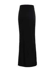 Solid Color A-Line Bodycon Skirts Bottoms