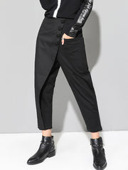 Leisure Fashion Irregularity Solid Color Harem Pants