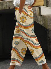 Women's Printed Casual Trousers