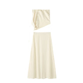Strapless Maxi Dress Set