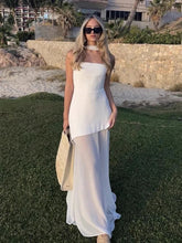 Fashion Strapless Mesh Dress