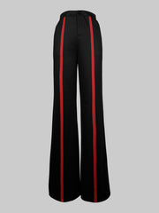 Loose Wide Leg Striped Casual Pants Bottoms Trousers
