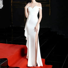 High Split Fashion Evening Dress