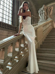 High Waist Satin Skirt and Vest Set