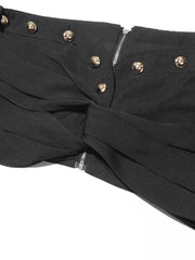 Long Sleeve Top & A-Line Skirt Set