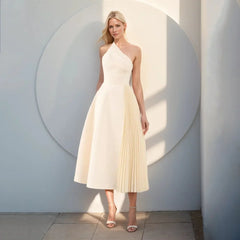 Sleeveless High Waist Elegant Dress