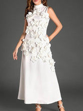 Sleeveless High Waist Lace-Up Dress