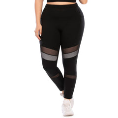Plus Size Two Piece Set Yoga Sportswear