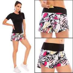 Elastic Waist Board Shorts with Pockets Summer Shorts