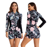 One Piece Rash Guard UV Protection Swimsuit