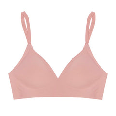 Slim Wireless Thin Comfortable Bra Pink