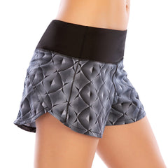 Printed Borad Short Quick Dry Athletic Yoga Shorts