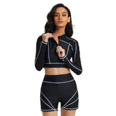 Long Sleeve Swimming Suit Sun Protection Beachwear