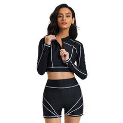 Long Sleeve Swimming Suit Sun Protection Beachwear