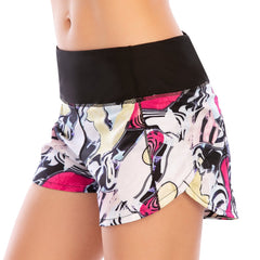 Elastic Waist Board Shorts with Pockets Summer Shorts