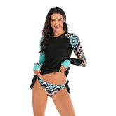 Rash Guard Shirt for Swimming Bikini Bottom UPF50+