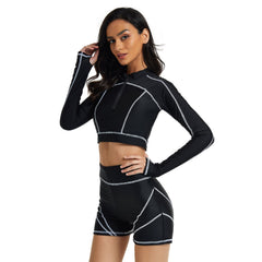 Long Sleeve Swimming Suit Sun Protection Beachwear