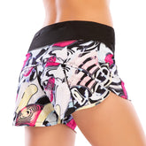 Elastic Waist Board Shorts with Pockets Summer Shorts