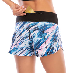 Yoga Workout High Waist Shorts Back Pockets