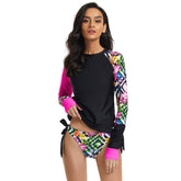 Long Sleeve Two Piece Bathing Suit for Women