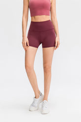 High Waisted Plain Shorts