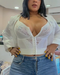 Sexy Lace Vest With Bra