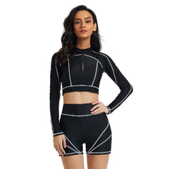 Long Sleeve Swimming Suit Sun Protection Beachwear