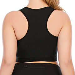 Black Color Yoga Tank Tops Vest