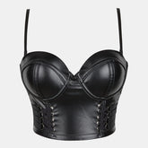 Leather Corset Cami Top - Melena