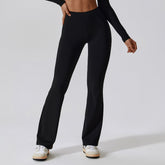 High Waisted Slight Flare Leggings
