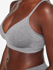 Classic Comfortable Wireless Bra Grey