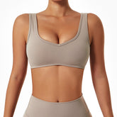 U Neck Backless Yoga Bra