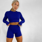 Workout Sets Long Sleeve & Shorts