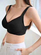 Solid Simple Bra Black
