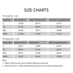 Plus Size Workout Clothes Sports Bra Yoga Pants