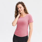 Short Sleeve Loose Striped Sport Tee