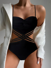 Sexy Hard Wrap Strap One Piece Bikini