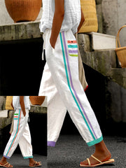 Women's Printed Casual Trousers