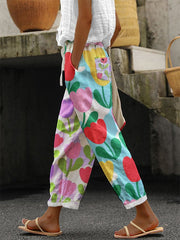 Women's Printed Casual Trousers
