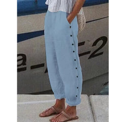 Casual Loosen Pockets Pants