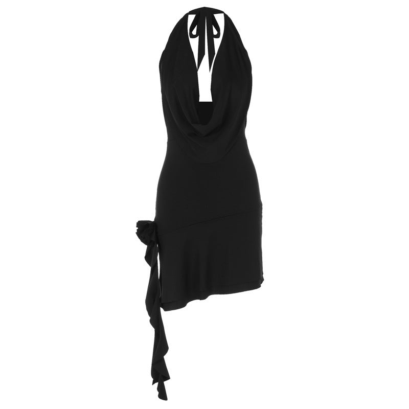 Sienna Asymmetric Ruffle Mini Dress