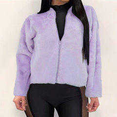 Bella Purple Zip Up