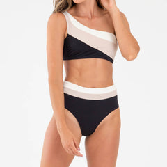 Swimsuit Women Split Bikini Stitching Color