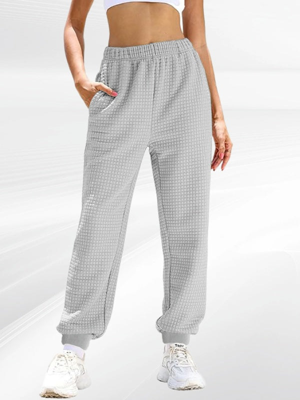 Women's Sports Waffle Casual Pants