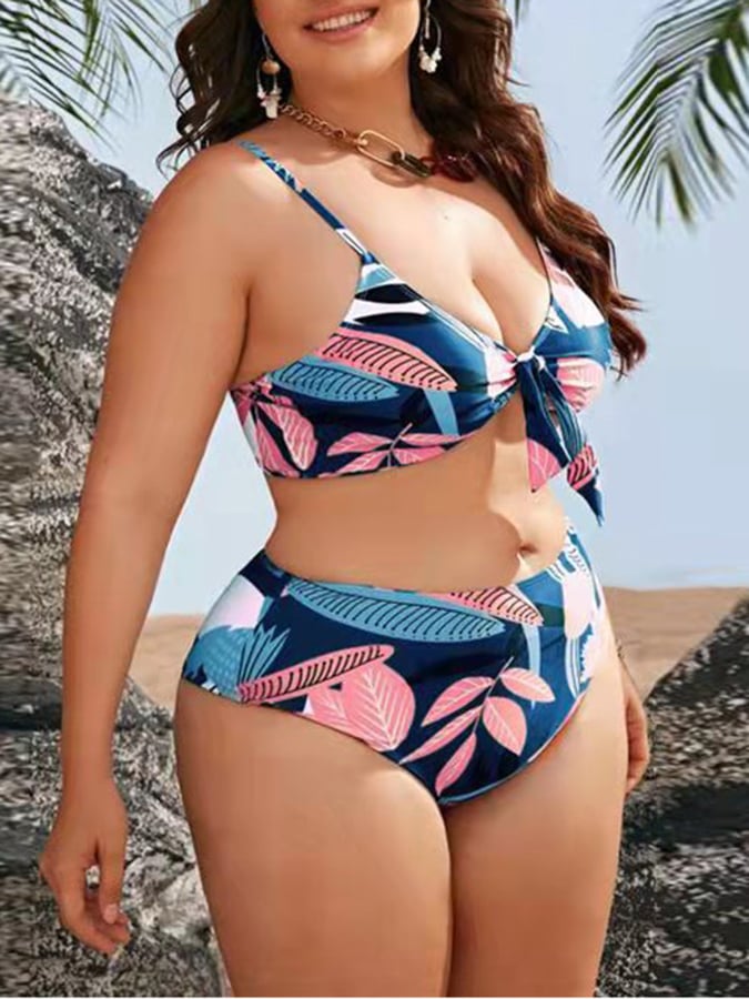 Plus Size Three Piece Bikini Bottom Sexy Swimsuit