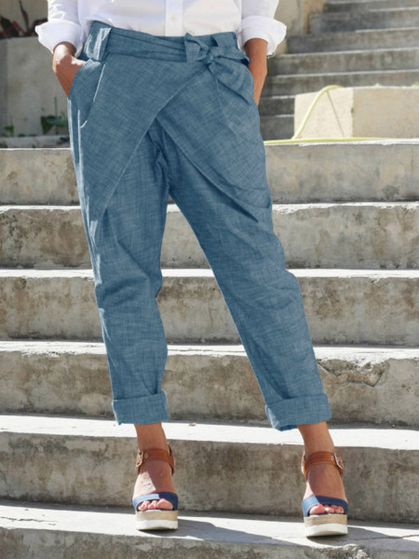 Women's Casual Loose Bow Pants