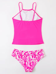 Fashion Printed Strap Tankini