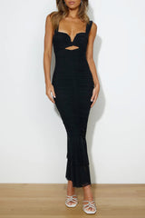Sexy Solid Fold Square Collar Trumpet Mermaid Dresses