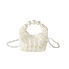 Sweet Daily Solid Patchwork Pearl Bags